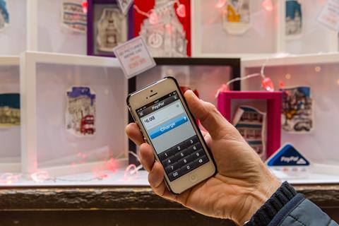 Covent Garden market has rolled out PayPal mobile payment